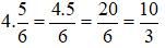 Lý thuyết Toán lớp 6: Phép nhân phân số