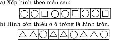 Giải Vở bài tập Toán 1 bài 23: Luyện tập chung