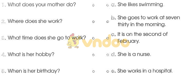 Bài tập tiếng Anh lớp 4 Unit 12: What does your father do?