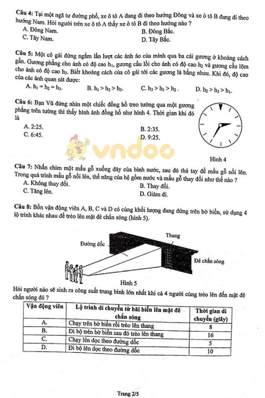 Đề thi chọn học sinh giỏi cấp thành phố lớp 9 Vật lý các môn Khoa học tự nhiên Sở GD&ĐT Hà Nội năm học 2018 - 2019