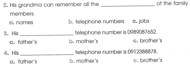 Bài tập tiếng Anh lớp 4 chương trình mới Unit 18 có đáp án