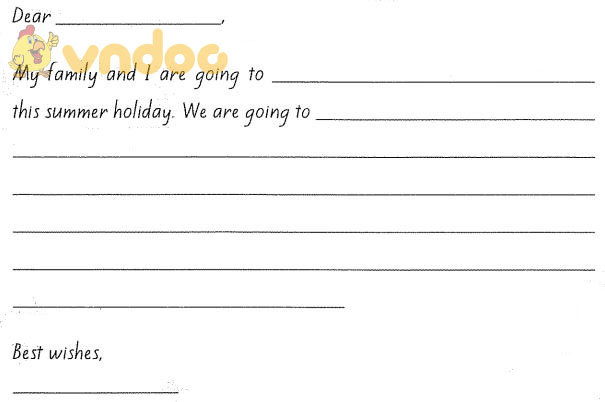 Bài tập tiếng Anh lớp 4 chương trình mới Unit 20 có đáp án