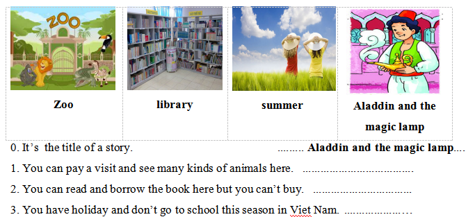 Đề thi học kì 2 lớp 5 môn Tiếng Anh