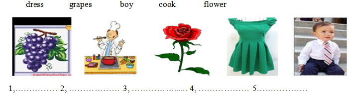 Đề thi học kì 2 lớp 2 môn Tiếng Anh