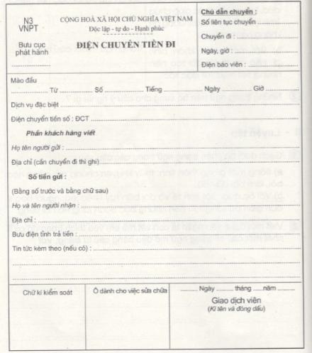 Tập làm văn: Điền vào giấy tờ in sẵn