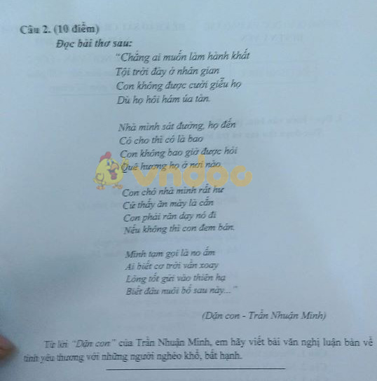 Đề thi chọn học sinh giỏi lớp 7 môn Ngữ văn Phòng GD&ĐT huyện Ý Yên năm học 2018 - 2019
