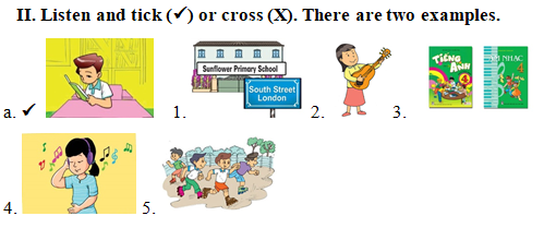 Đề thi học kì 2 lớp 4 môn Tiếng Anh