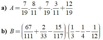Tính chất cơ bản của phép nhân phân số