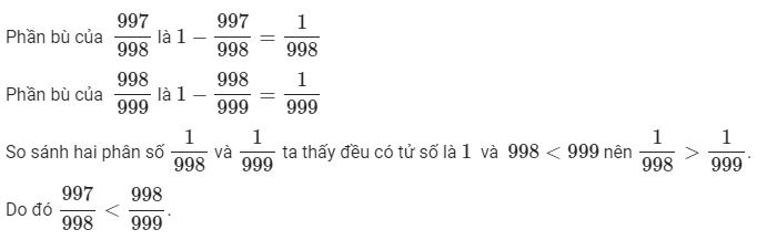 Ôn tập so sánh hai phân số (tiếp)