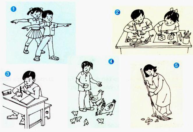 Giải bài tập SGK Tiếng Việt 2: Ôn tập học kì I - Tiết 5 câu 2