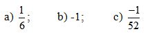 Bài tập cuối tuần Toán lớp 6