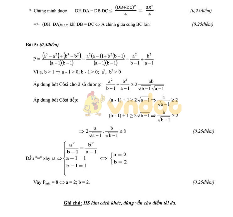 Đề kiểm tra chất lượng lớp 9 môn Toán trường THCS Lê Ngọc Hân năm học 2018 - 2019 (vòng 3)