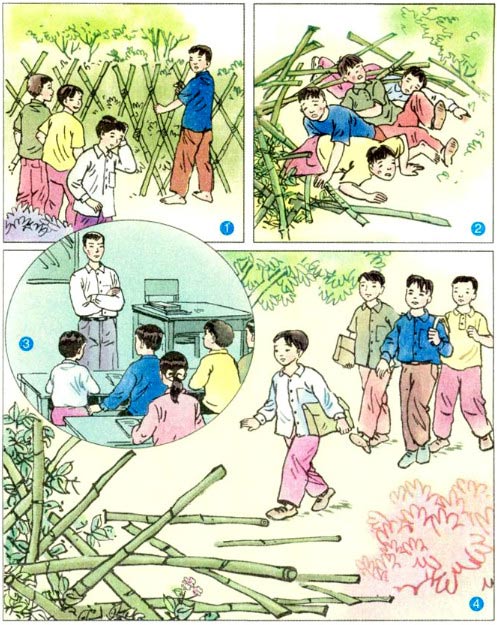 ời giải chi tiết bài Kể chuyện lớp 3: Người lính dũng cảm