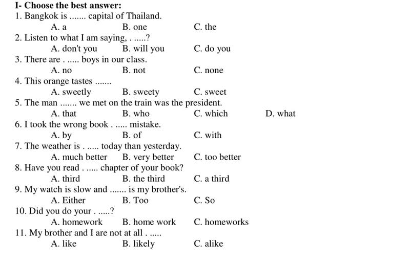 Đề thi vào lớp 10 môn Tiếng Anh