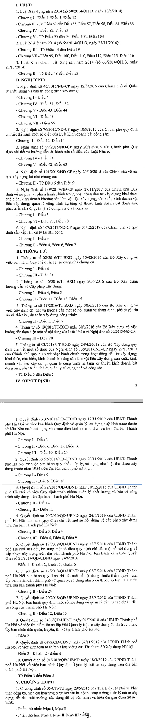 Tài liệu thi công chức chuyên ngành xây dựng