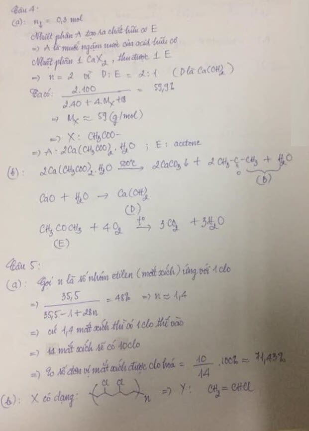 Đề thi tuyển sinh vào lớp 10 môn Hóa học Trường Phổ Thông Năng Khiếu, Hồ Chí Minh năm học 2019 - 2020