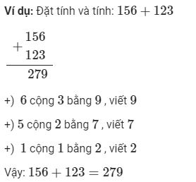 Cộng, trừ các số có ba chữ số (không nhớ)