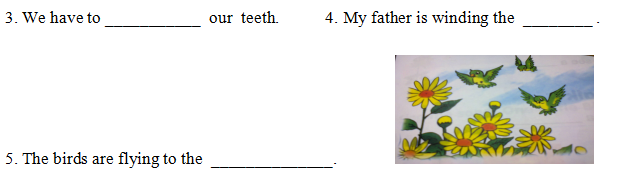 Bài tập ôn hè môn Tiếng Anh lớp 2 lên lớp 3