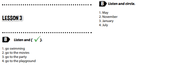 Giải Tiếng Anh 4 i-Learn Smart Start grade 4 Theme 5