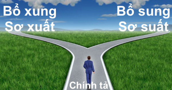 Bổ sung hay bổ xung? Sơ xuất hay sơ suất?
