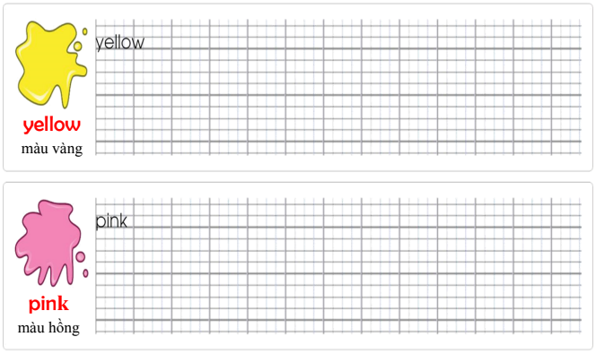 Tập viết Tiếng Anh lớp 3 Starter Welcome Back