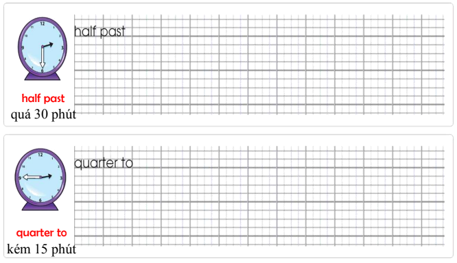 Tập viết Tiếng Anh lớp 5 Starter Back Together