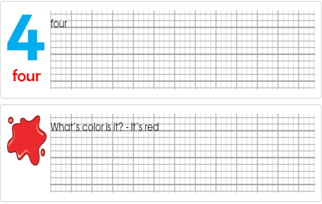 Tập viết Tiếng Anh lớp 1 Unit 1 What colour is it?