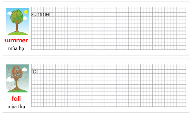 Tập viết Tiếng Anh lớp 4 Unit 1 They're from Australia