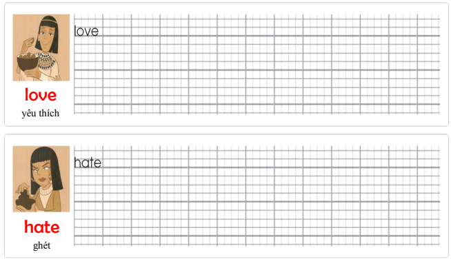 Tập viết Tiếng Anh lớp 5 Unit 1 The Ancient Mayans