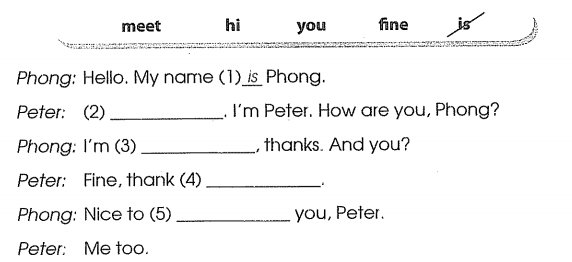 Phiếu bài tập cuối tuần môn Tiếng Anh lớp 3 Tuần 2