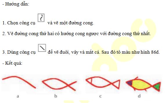 Bài thực hành 1 trang 71 SGK Tin học 3