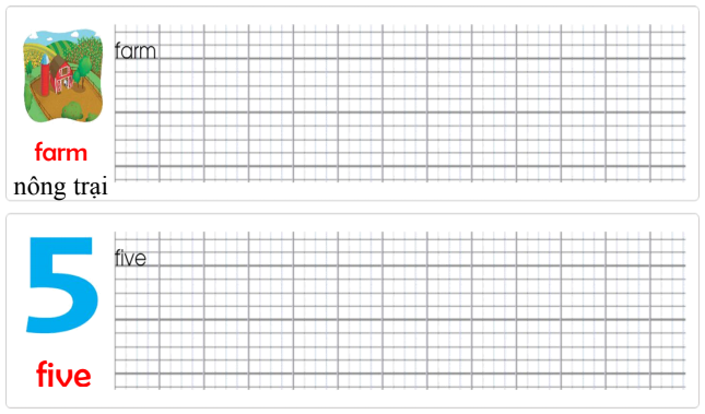 Tập viết Tiếng Anh lớp 1 Unit 2 What's This?