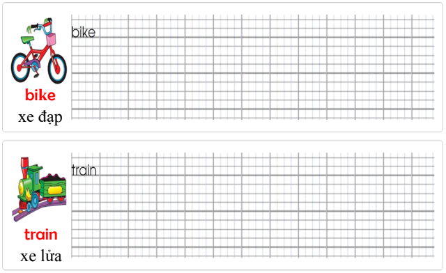 Tập viết Tiếng Anh lớp 2 Unit 2 Playtime
