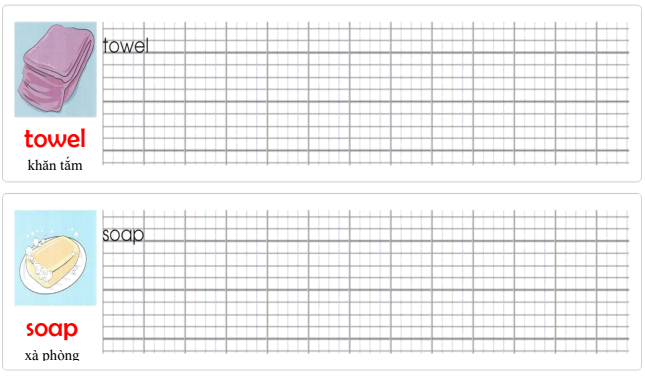 Tập viết Tiếng Anh lớp 5 Unit 2 Our Holiday