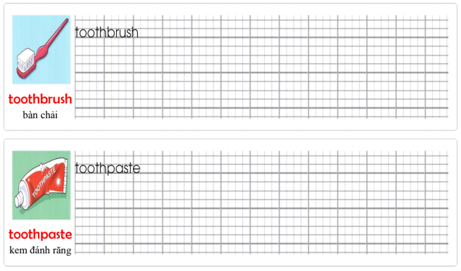 Tập viết Tiếng Anh lớp 5 Unit 2 Our Holiday