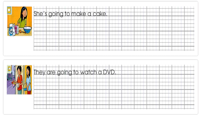 Tập viết Tiếng Anh lớp 5 Unit 2 Our Holiday