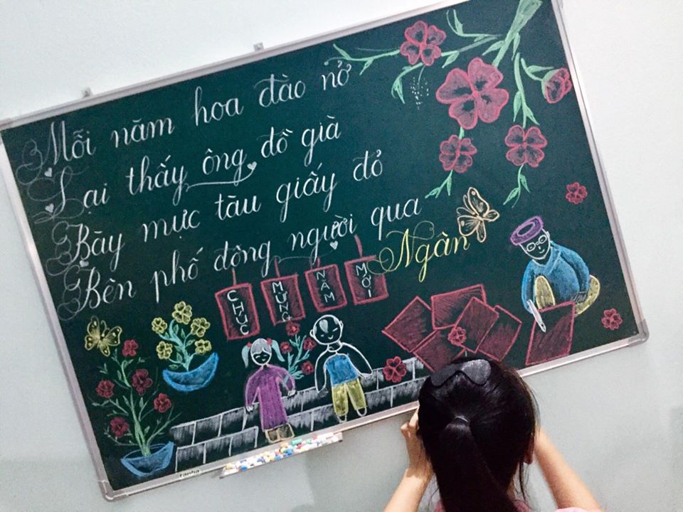 Bí quyết viết bảng đẹp