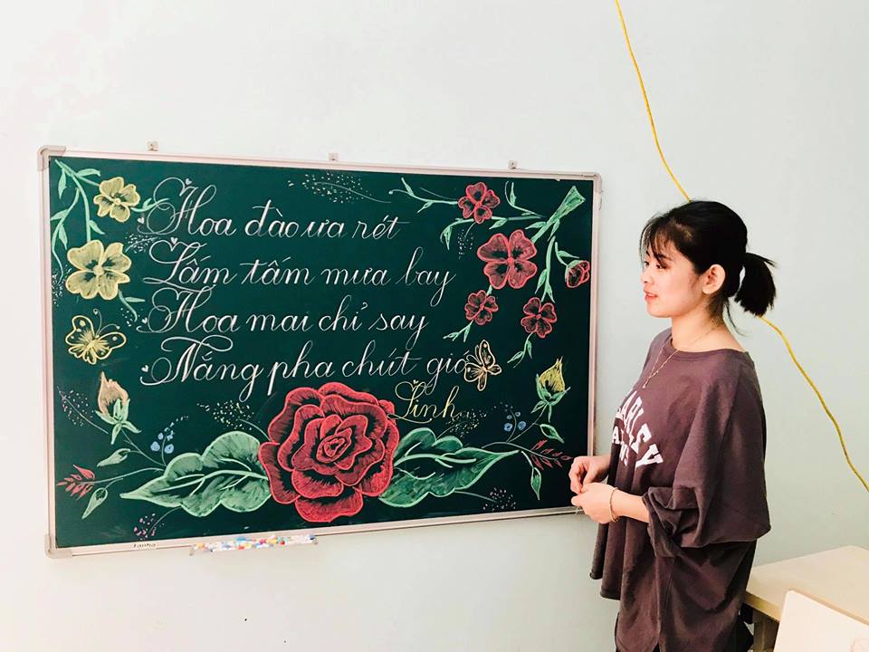 Bí quyết viết bảng đẹp