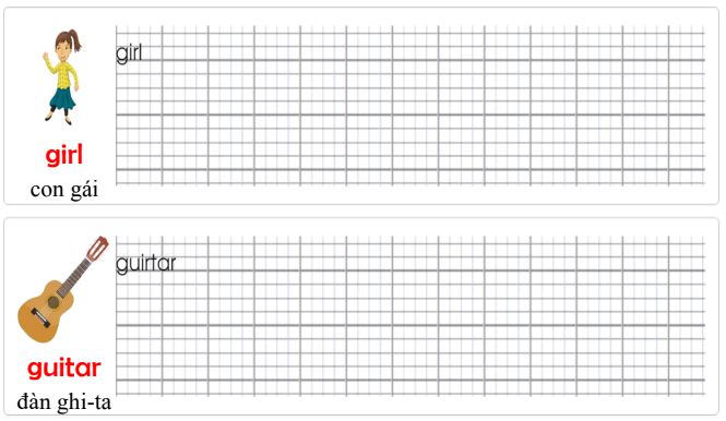 Tập viết Tiếng Anh lớp 1 Unit 3 Is it a plane?