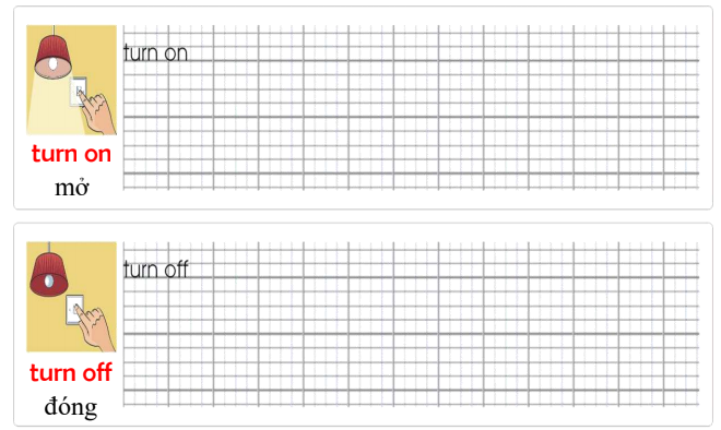 Tập viết Tiếng Anh lớp 4 Unit 3 My Things