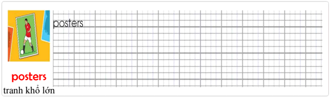 Tập viết Tiếng Anh lớp 4 Unit 3 My Things