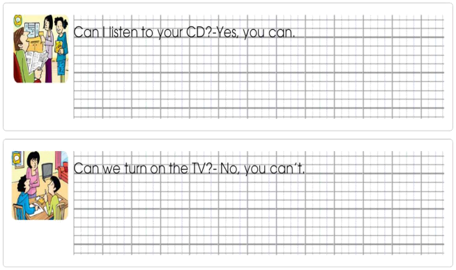 Tập viết Tiếng Anh lớp 4 Unit 3 My Things