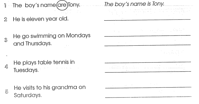 Bài tập cuối tuần môn Tiếng Anh lớp 4 Tuần 4