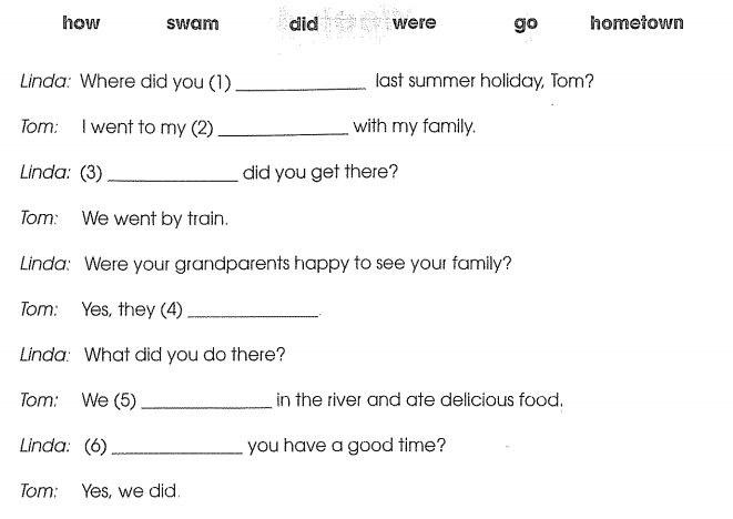 Bài tập cuối tuần môn Tiếng Anh lớp 5 Tuần 4