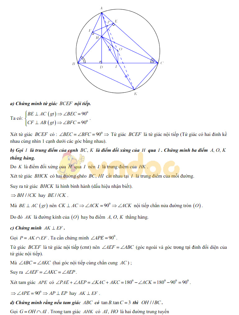 Đề thi vào lớp 10 môn Toán 2019 Chuyên Trần Hưng Đạo - Bình Thuận (Hệ số 1)