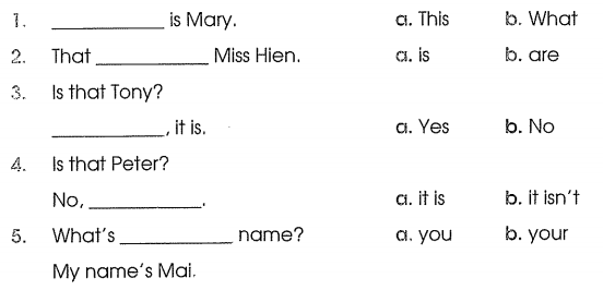 Phiếu bài tập cuối tuần môn Tiếng Anh lớp 3 Tuần 4