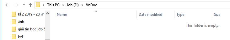 Tổ chức thông tin trong máy tính