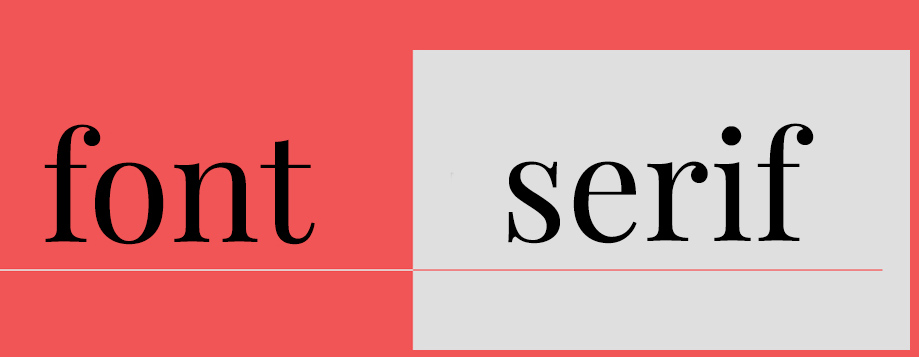 Font Serif