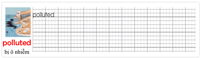 Tập viết Tiếng Anh lớp 4 Unit 4 We're having fun at the beach