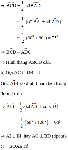 Giải bài tập SGK Toán lớp 9 bài 8: Đường tròn ngoại tiếp. Đường tròn nội tiếp